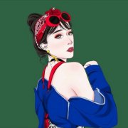 微信时尚女生手绘高清好看的头像图片
