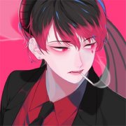帅气动漫男生侧脸头像图
