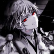 微信黑白动漫男头超酷图片