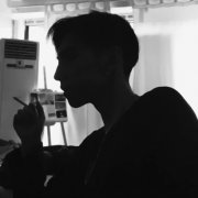 男头像真人帅气高冷黑白微信图片