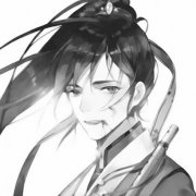 微信帅气古风头像黑白图片