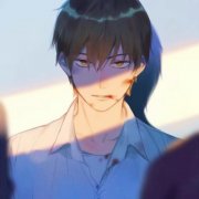qq头像动漫男伤感高清图片