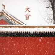 高清大雪时节节气头像图片