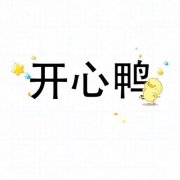 高清可爱励志鸭图片头像带字