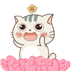 超萌可爱的小贱猫动态头像图片大全,猫咪动态gif图