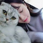 抱猫情侣头像一男一女图片