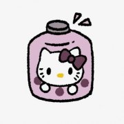 可爱HelloKitty凯蒂猫食物头像图片