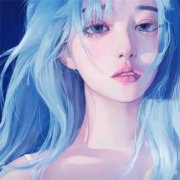 高冷手绘漫画女头图片