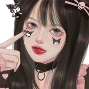 高级小众动漫手绘女头