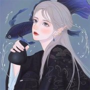 闺蜜手绘头像唯美古风一对两张图片