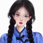温柔干净且惊艳的手绘头像女