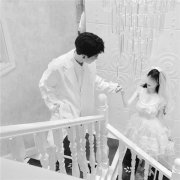 黑白男女情头图片真人