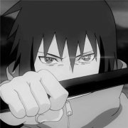动漫男生高冷黑白头像78张
