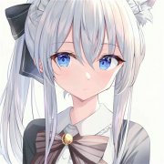 萌系可爱浅色系动漫女头