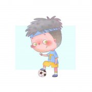 可可爱爱彩绘人物小插画