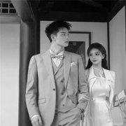 QQ2025年双人黑白情侣头像图片