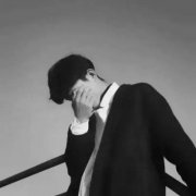 情头 情侣 单人一人一张黑白