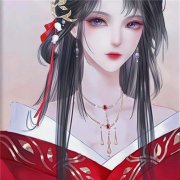 惊艳手绘古风插画女生头像图片