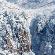 银装素裹黄山雪景风景头