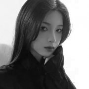 微信头像图片黑白女生113张