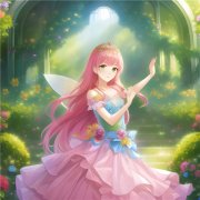 公主头像女生唯美仙气动