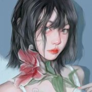 女生手绘头像图片2025最火爆