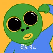 卡通搞怪绿头鱼头像可爱