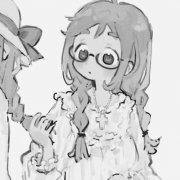 闺蜜专属头像二人黑白动漫