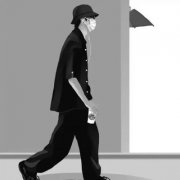 优质黑白动漫情头66张