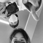 情侣头像黑白真人一人一半54张