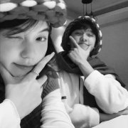 86张黑白真人情侣头像一左一右