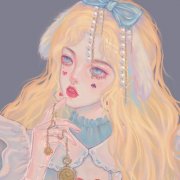好看的手绘头像女生唯美50张