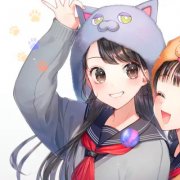 网上最火的闺蜜头像动漫58张