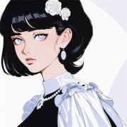 高级质感头像女生复古动