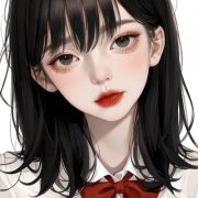 微信手绘女气质头像40张