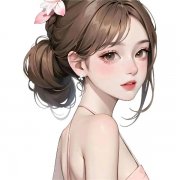 AI绘画头像女生22张