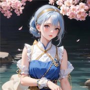 智能AI绘画女头像图片高清20张