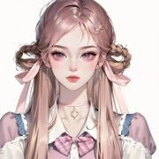 2025唯美头像女生卡通手绘