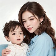  妈妈儿子卡通亲子头像图片