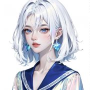 AI系动漫女生头像图片48张