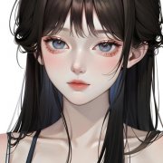 ai绘制女头像图片35张