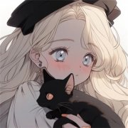 治愈系唯美女孩和猫动漫图片头像31张