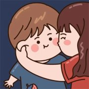 可爱憨憨的情侣头像动漫图片20组