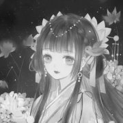 古风头像动漫黑白系女98张