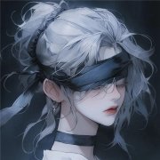 神秘清冷破碎感的女生动漫头像图片