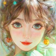 彩绘女生头像唯美图片 高清 好看又神仙的女生头像