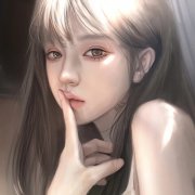 2025最火手绘女生头像图片